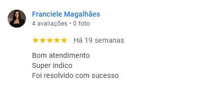 Avaliação no Google - BRG Advogados